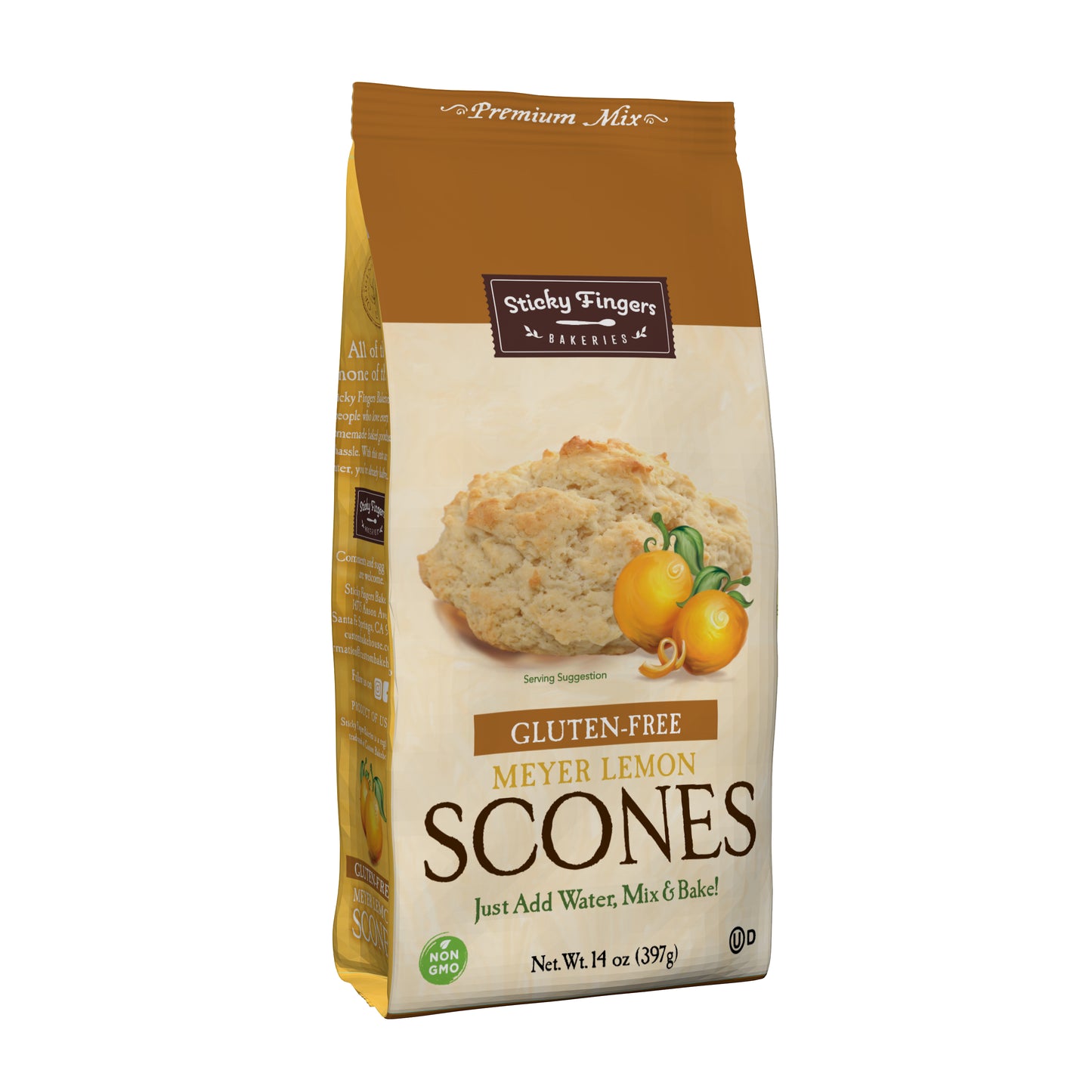 Gluten-free Meyer Lemon Scone Mix