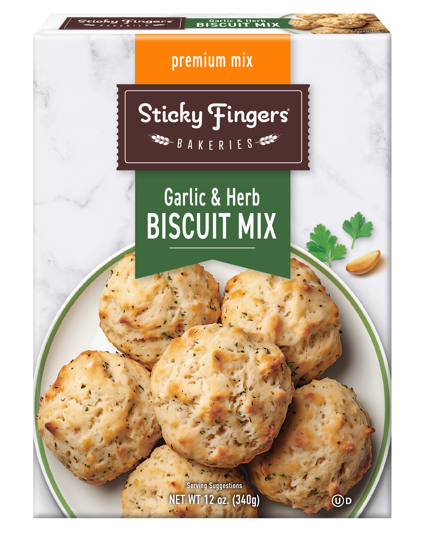 Sticky Fingers Bakeries Garlic & Herb Biscuit Mix
