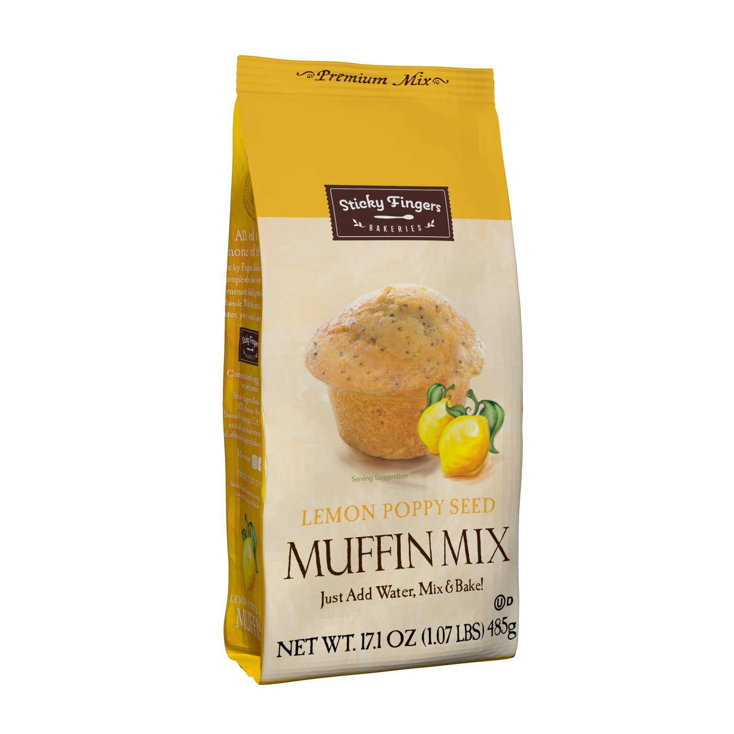 Lemon Poppy Seed Muffin Mix